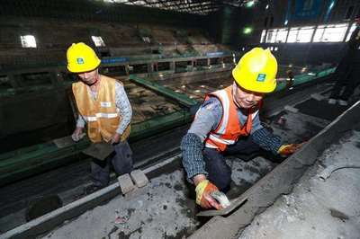 亞運(yùn)三館12月底整體竣工交付，三千工人節(jié)日?qǐng)?jiān)守崗位趕工機(jī)電安裝